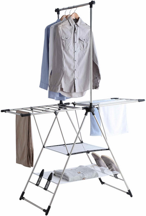 Neu Home ha Collapsible Stainless Steel Drying Rack, 6.94 lbs