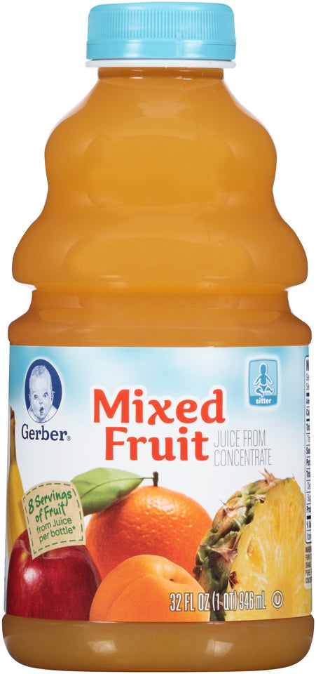Gerber Mixed Fruit Juice from Concentrate, Sitter, 32 oz