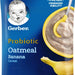 Gerber 2nd Foods Probiotic Baby Cereal Oatmeal Banana, 8 oz