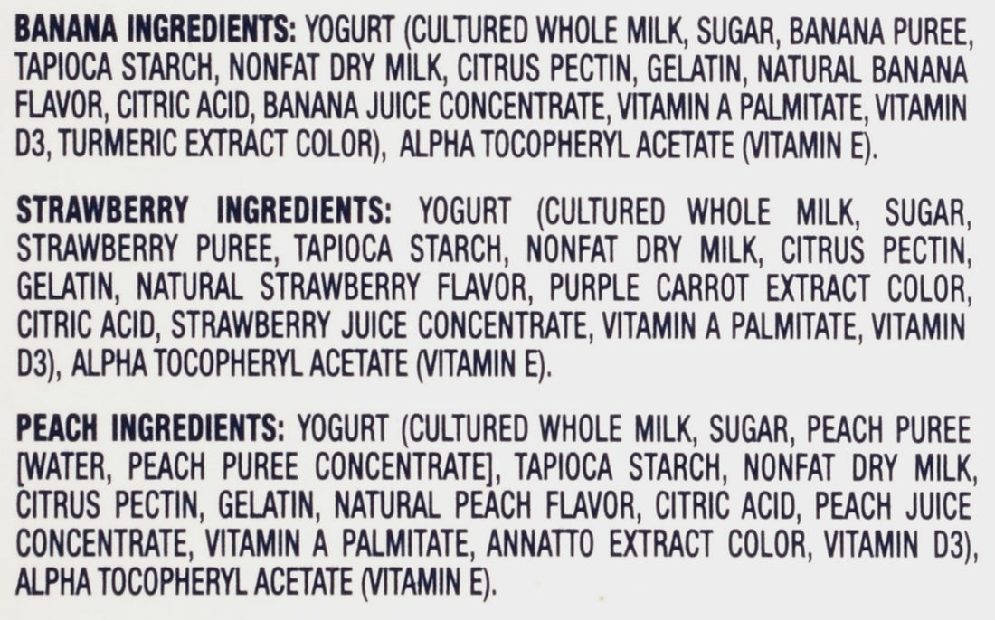 Gerber Yogurt Blends Snack Assortment, Value Pack, 12 x 14 oz