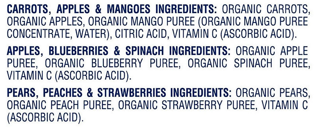 Gerber Organic Baby Food Mixed Assortments, Fruits & Veggies, 12 x 3.5 oz