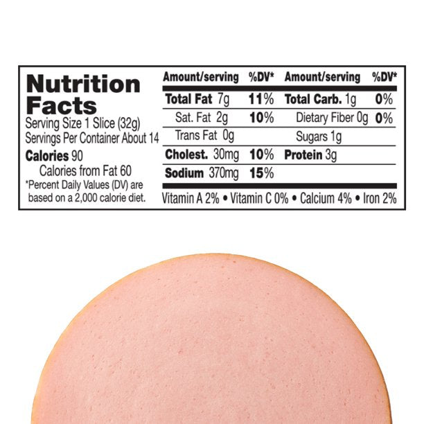 Bar S Classic Sliced Bologna , 16 oz