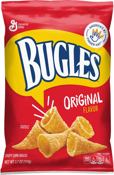 Bugles Original Flavor Corn Snacks, Value Pack, 30 ct