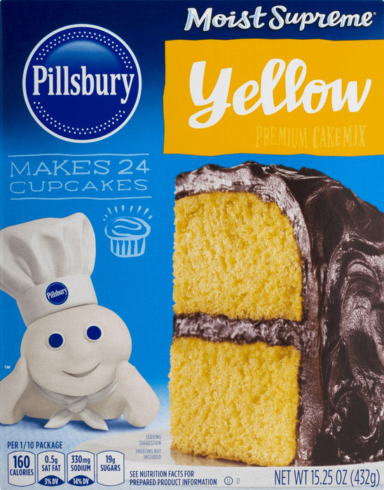 Pillsbury Yellow Cake Mix, 432 gr