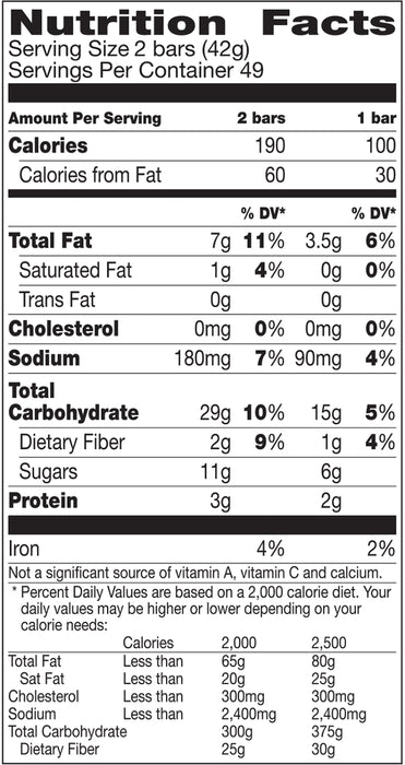 Nature Valley Crunchy Granola Bars, Oats 'n Honey, 98 bars