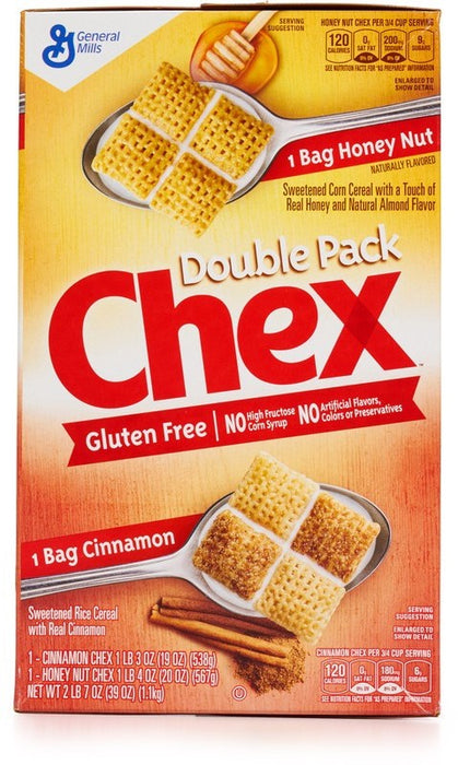 Chex Variety Double Pack Cereal, 39 oz