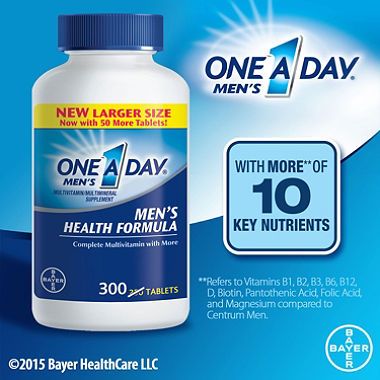 Bayer One A Day Men's Health Formula, 300 ct