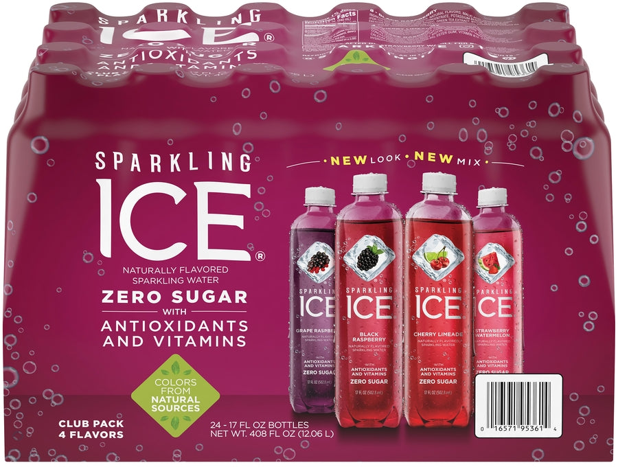 Sparkling Ice Naturally Flavored Sparkling Water Variety Pack 24 X 17 — 4154