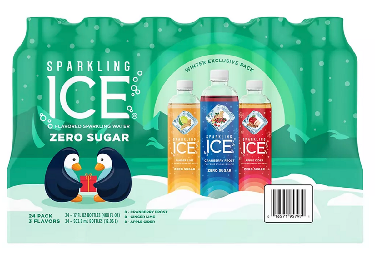Sparkling Ice Holiday 2021 Beverage, Variety Pack , 24 x 17 oz — Goisco.com