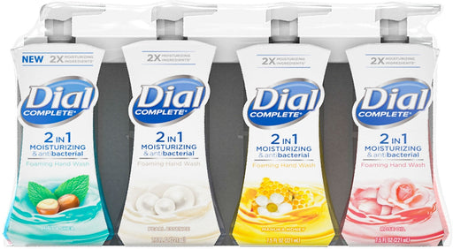 Dial Complete 2 in 1 Foaming Hand Wash, 4 x 221 ml