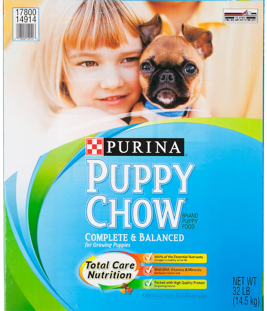Purina Puppy Chow Complete Nutrition Dog Food, 32 lbs