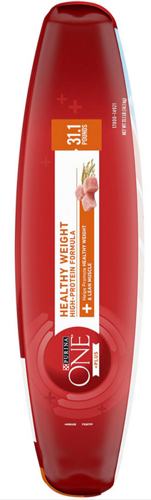 Purina ONE SmartBlend Healthy Weight Formula Adult Premium Dog Food , 31.1 oz