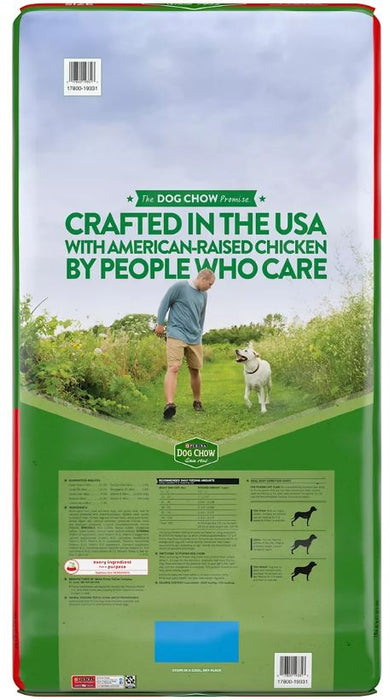 Purina Dog Chow Dry Dog Food Complete Adult With Real Chicken , 55 lbs