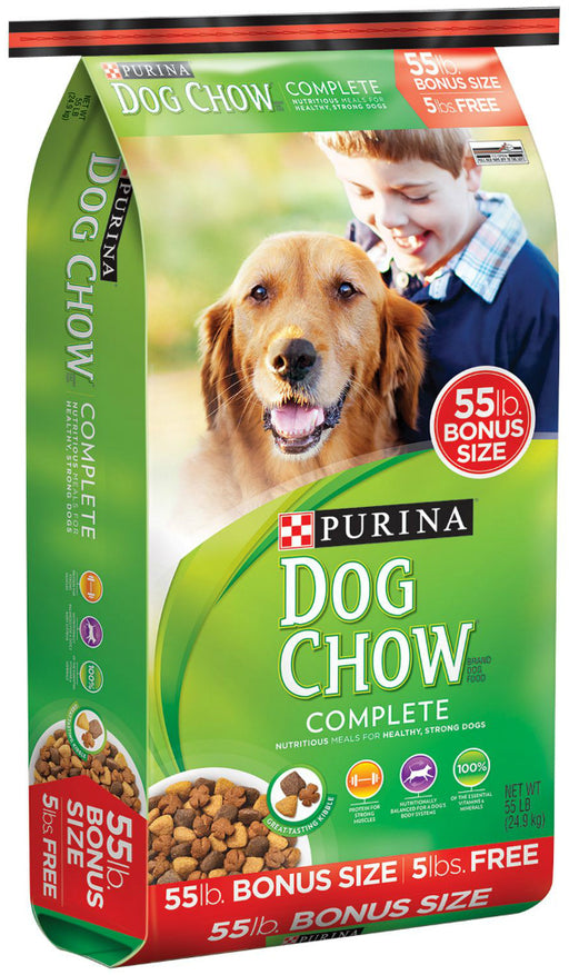Purina Dog Chow Complete Adult, Chicken, Bonus Size, 55 lbs