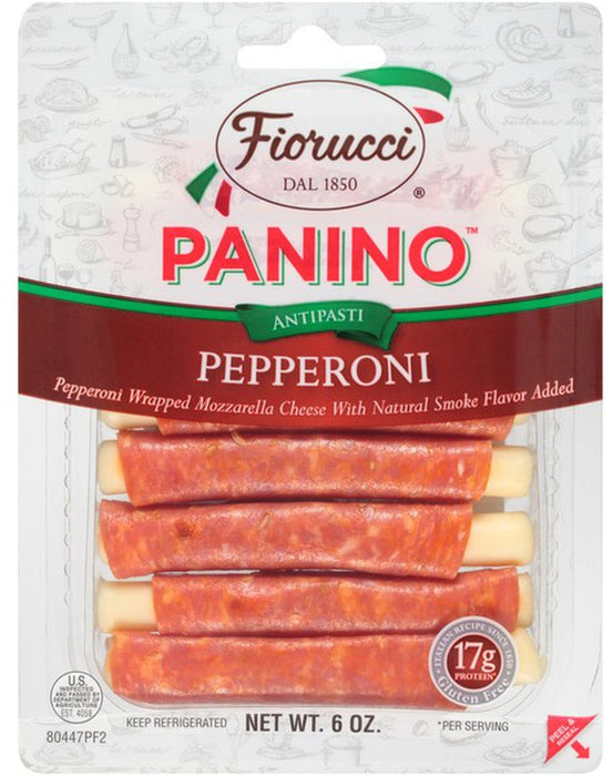 Fiorucci Antipasti Pepperoni Panino , 6 oz
