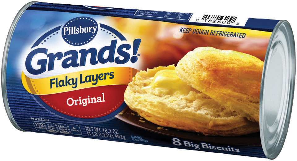 Pillsbury Grands! Flaky Layers Original Biscuits , 16.3 Oz — Goisco.com