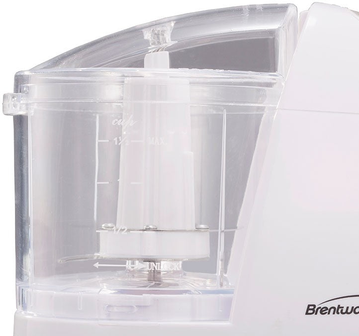 Brentwood 1.5 Cup Mini Food Chopper, White, Model #MC-101