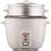 Brentwood 8 Cup Rice Cooker and Food Steamer, White, Model #TS-180S 