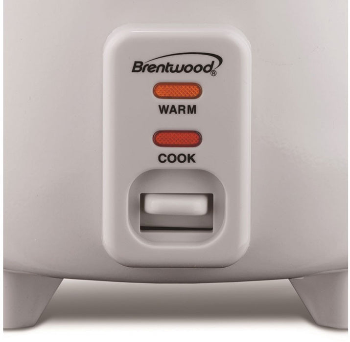 Brentwood 15 Cup Rice Cooker and Food Steamer, White, Model # TS-480S