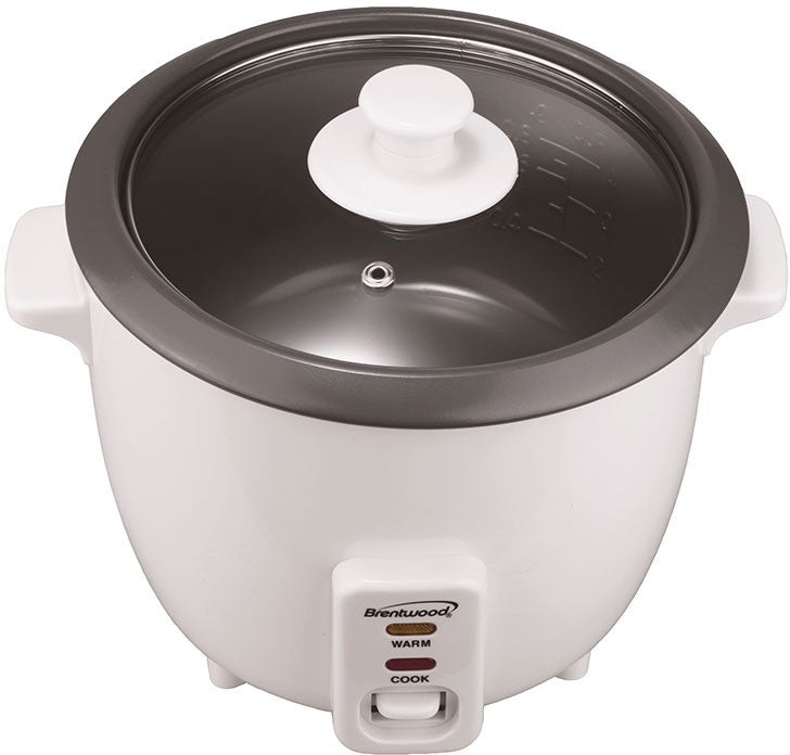 Brentwood 15 Cup Rice Cooker and Food Steamer, White, Model # TS-480S