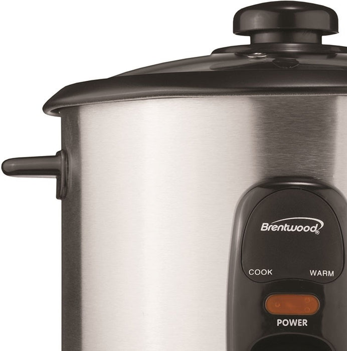 Brentwood 8 Cup Stainless Steel Rice Cooker , Model #TS-15 