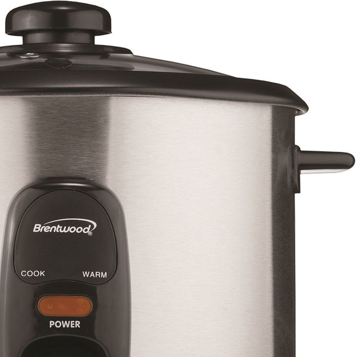 Brentwood 8 Cup Stainless Steel Rice Cooker , Model #TS-15 