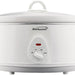 Brentwood 6.5 Quart Slow Cooker, White, Model #SC-145W