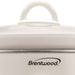 Brentwood 6.5 Quart Slow Cooker, White, Model #SC-145W