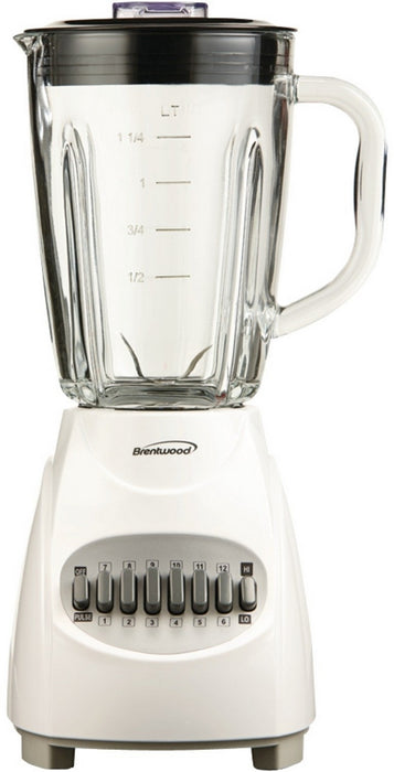 Brentwood JB-920W Blender with Glass Jar White, 1 ct