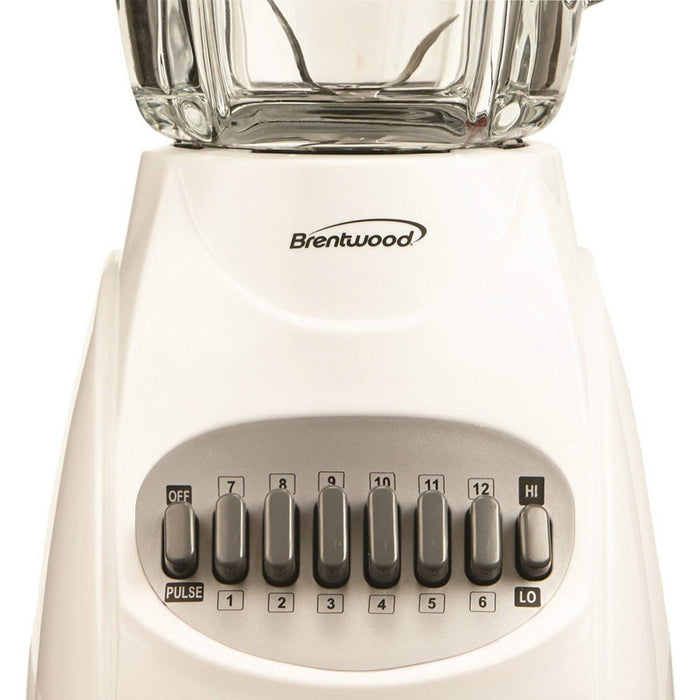 Brentwood JB-920W Blender with Glass Jar White, 1 ct