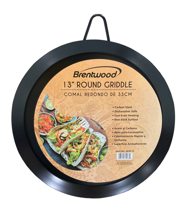 Brentwood Round Griddle, 13 Inch , 1 pc