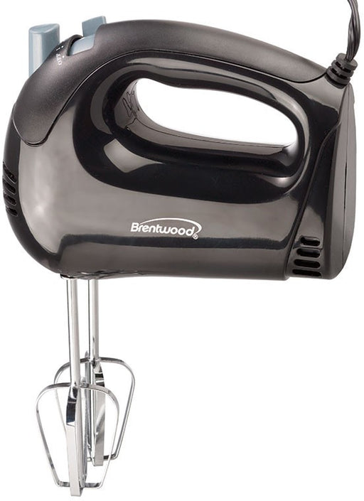 Brentwood Lightweight 5-Speed Electric Hand Mixer, Black, Model #HM-44