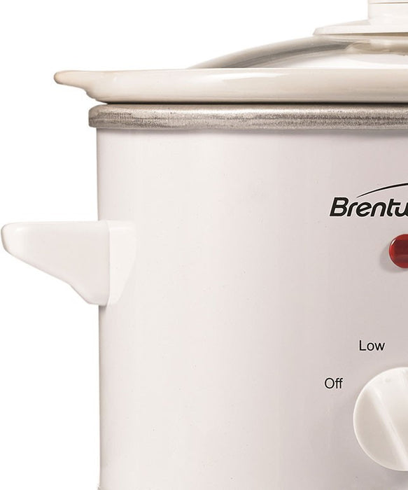 Brentwood 1.5 Quarts Slow Cooker, White, Model #SC-115W 