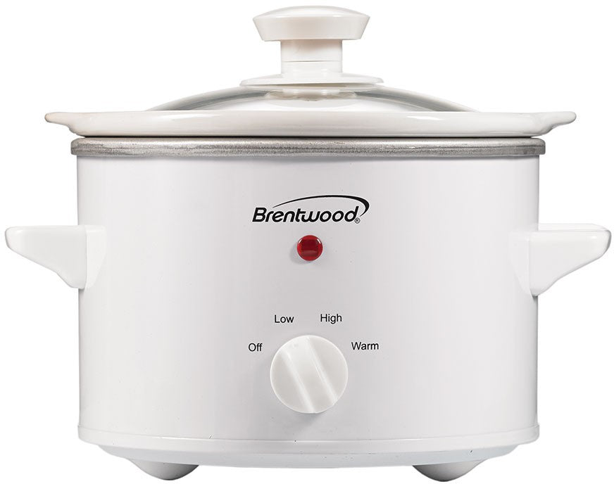 Brentwood 1.5 Quarts Slow Cooker, White, Model #SC-115W 