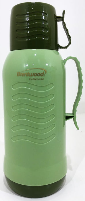 Brentwood 1.8 Liter Plastic Coffee Thermos, 2-Tone Color, Model #CT-218