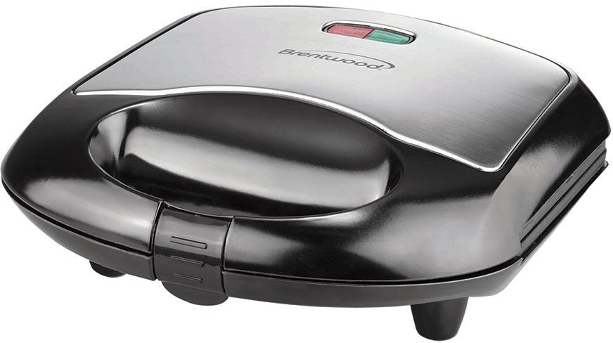 Brentwood Non-Stick Compact Dual Sandwich Maker, Black, Model #TS-240B