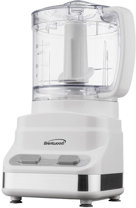 Brentwood 3 Cup Mini Food Processor, White, Model #FP-546