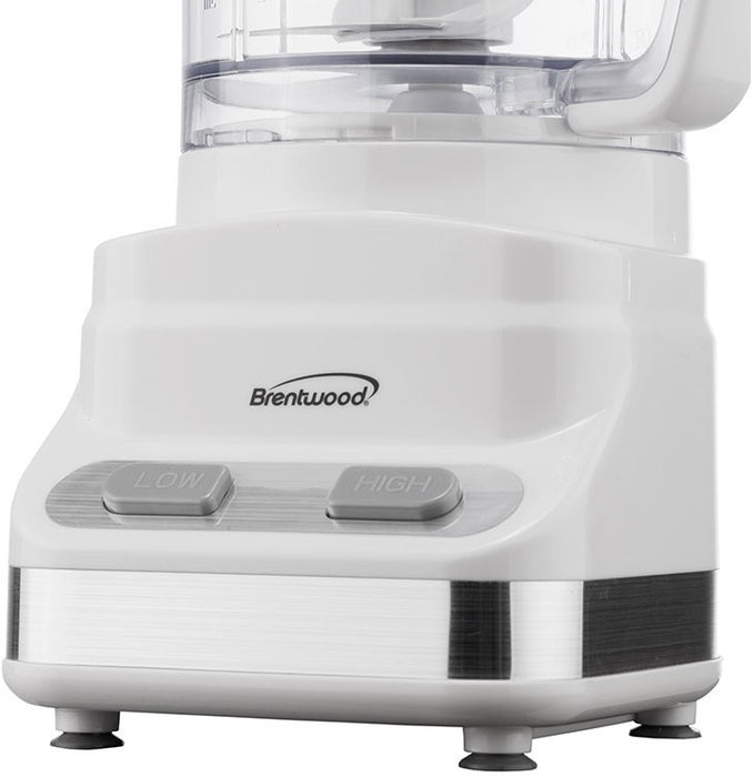 Brentwood 3 Cup Mini Food Processor, White, Model #FP-546