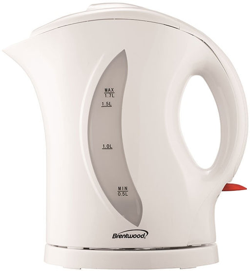 Brentwood 1.7 L Cordless Electric Kettle, White , Model #KT-1617