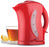 Brentwood 1.7 L Cordless Electric Kettle, Red, Model #KT-1619
