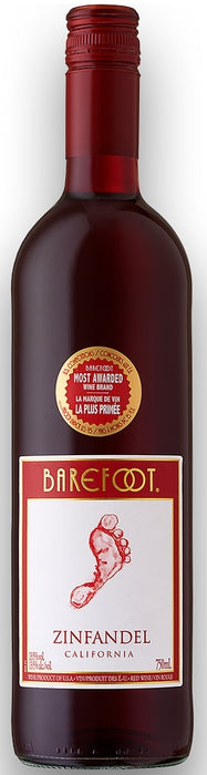 Barefoot Red Zinfandel Wine, 13.5% Vol., 750 ml