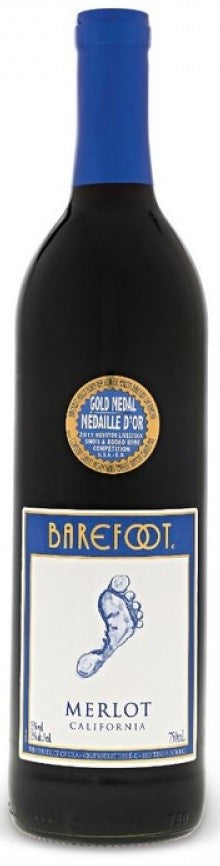 Barefoot Merlot Wine, California, 750 ml