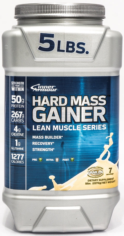 Inner Armour Hard Mass Gainer, Vanilla, 5 lbs