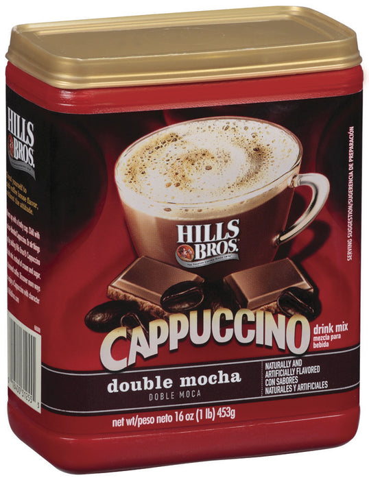 Hills Bros Cappuccino Drink Mix, Double Mocha, 16 oz