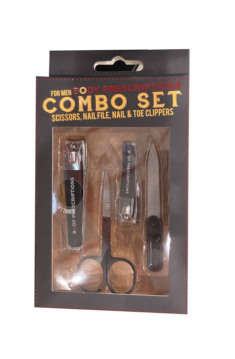 Body Prescriptions Nail Clipper, Combo Set, 4 pcs