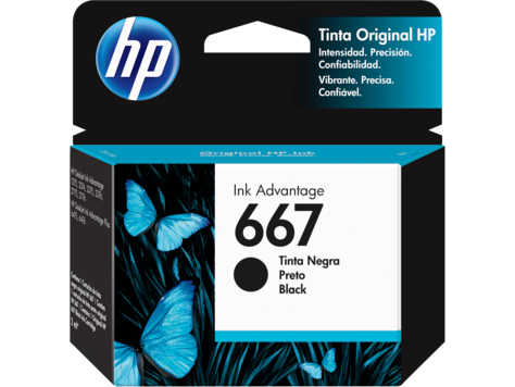 HP 667 Black XL  Original Advantage Ink Cartridge , 1 ct