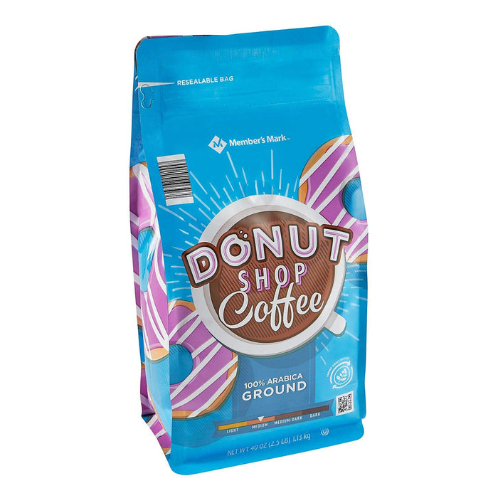 Member's Mark Donut Shop Ground Coffee, 40 oz