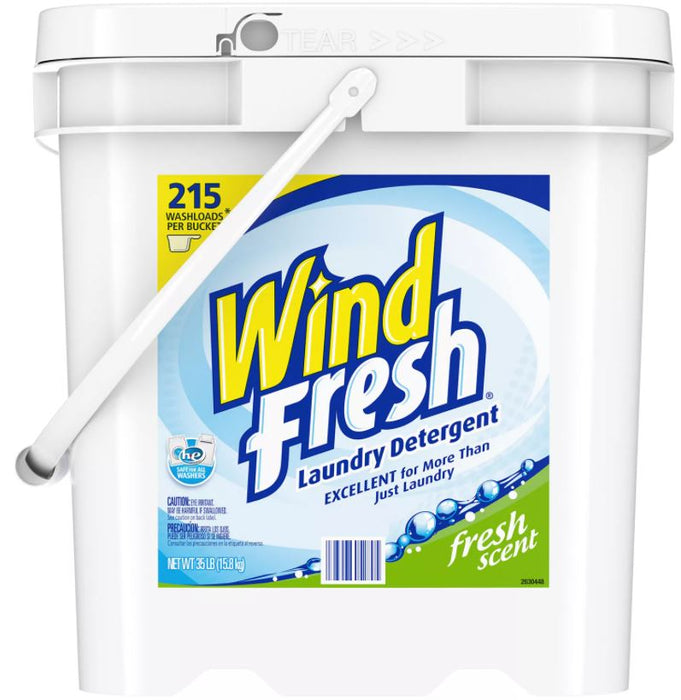 Windfresh Powder Laundry Detergent, Original, 215 Loads, 35 lbs