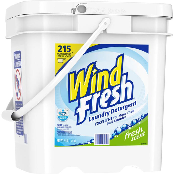 Windfresh Powder Laundry Detergent, Original, 215 Loads, 35 lbs