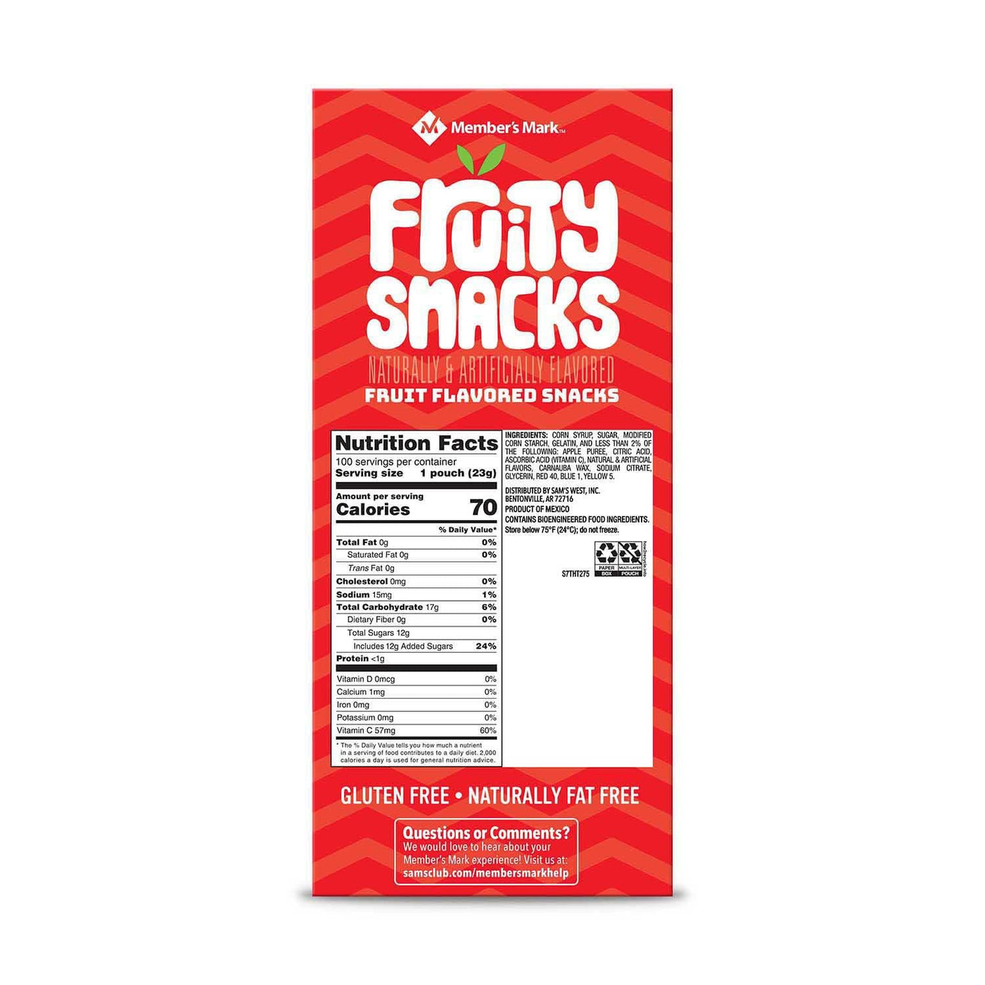 Member's Mark Fruity Snacks , 100 ct —